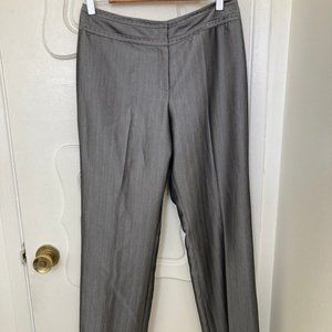 EUC Silver herringbone professional slacks, trousers, pants Size 38